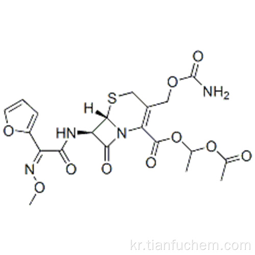 Cefuroxime 1- 아세 톡시 에틸 에스테르 CAS 64544-07-6